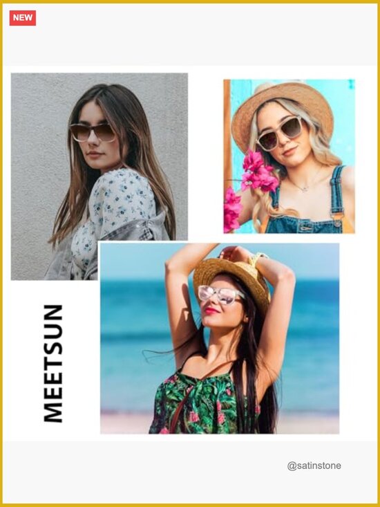 Polarized Sunglasses 3 Pack Retro Square UV400 Protection Driving main image 5